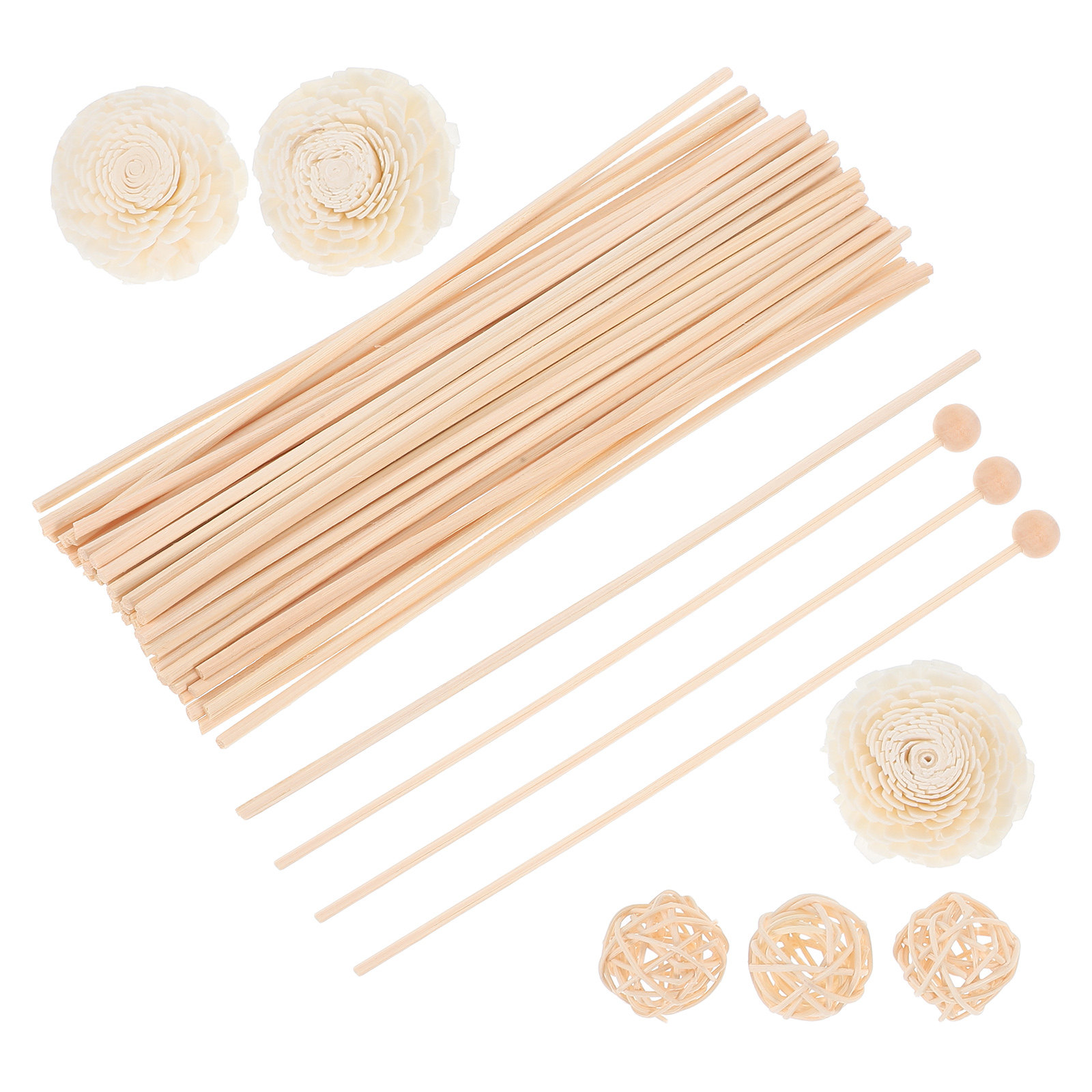 Home Fragrance Aroma Set - フレグランスディフューザースティックセット アロマエッセンシャルオイルディフューザースティック 家庭、オフィス、寝室、リビングルーム用 安全な無火設計