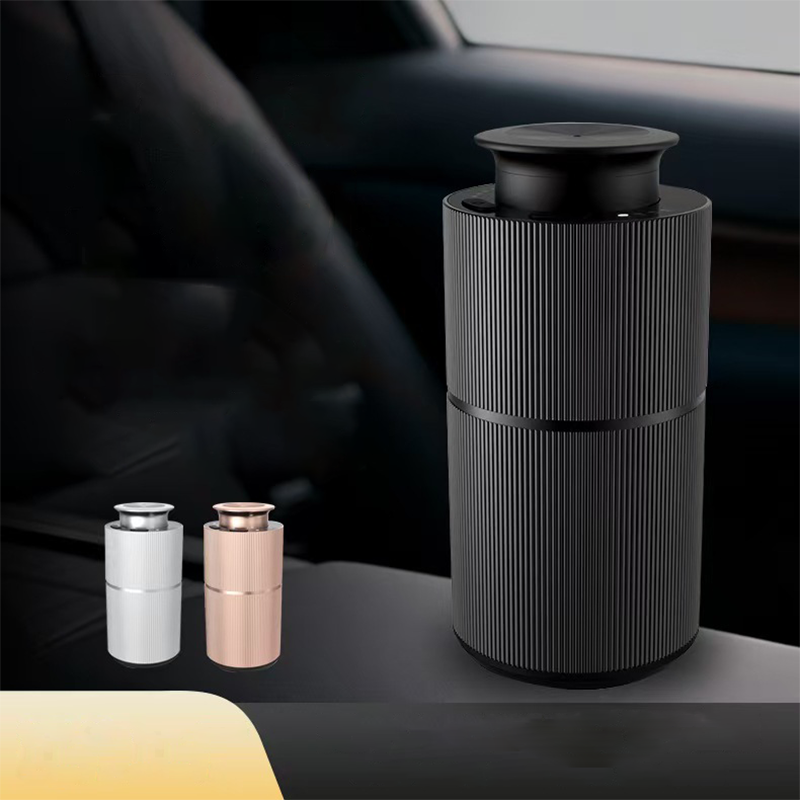 Home Fragrance Products - メタルボディスマートカーディフューザー ポータブル充電式水なしアロマネブライザー 家庭用オフィス用エッセンシャルオイルフレグランスマシン