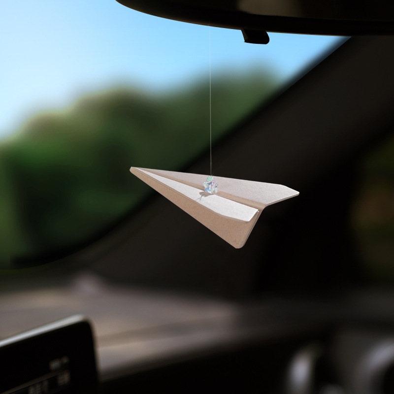 紙飛行機の香りディフューザー芳香車芳香剤ペンダントインテリア - Diffuser Necklace Locket のレビューと価格