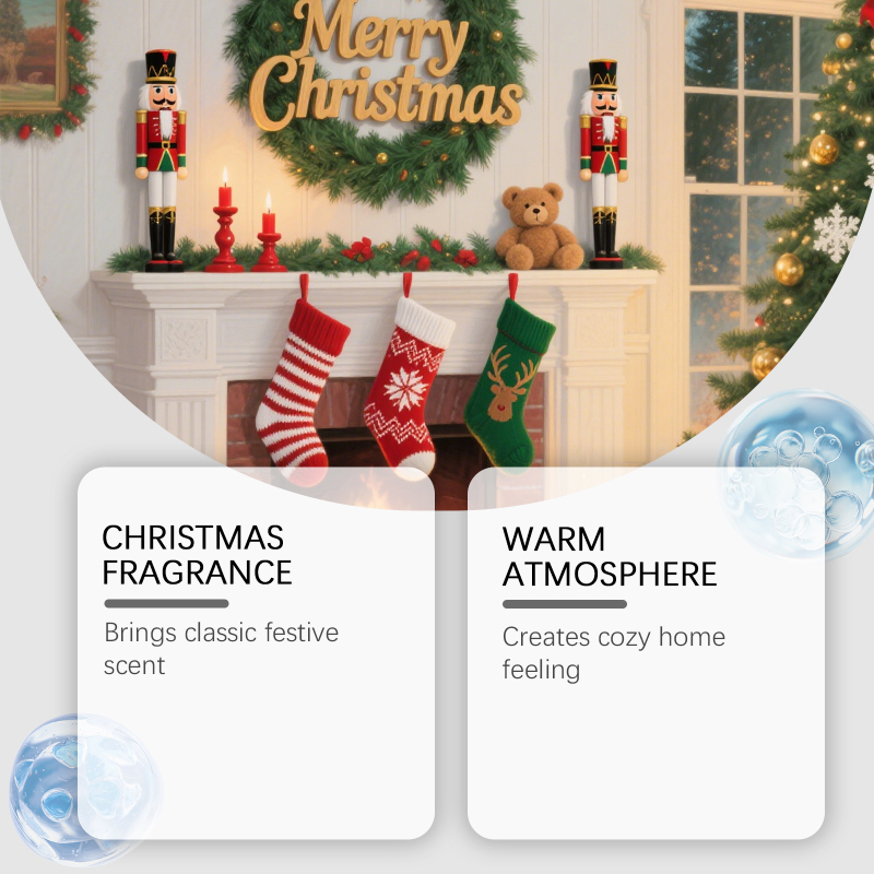 クリスマスフレグランスオイルセット 6本入り ホリデー香り  - Home Fragrance Aroma Set のレビューと価格