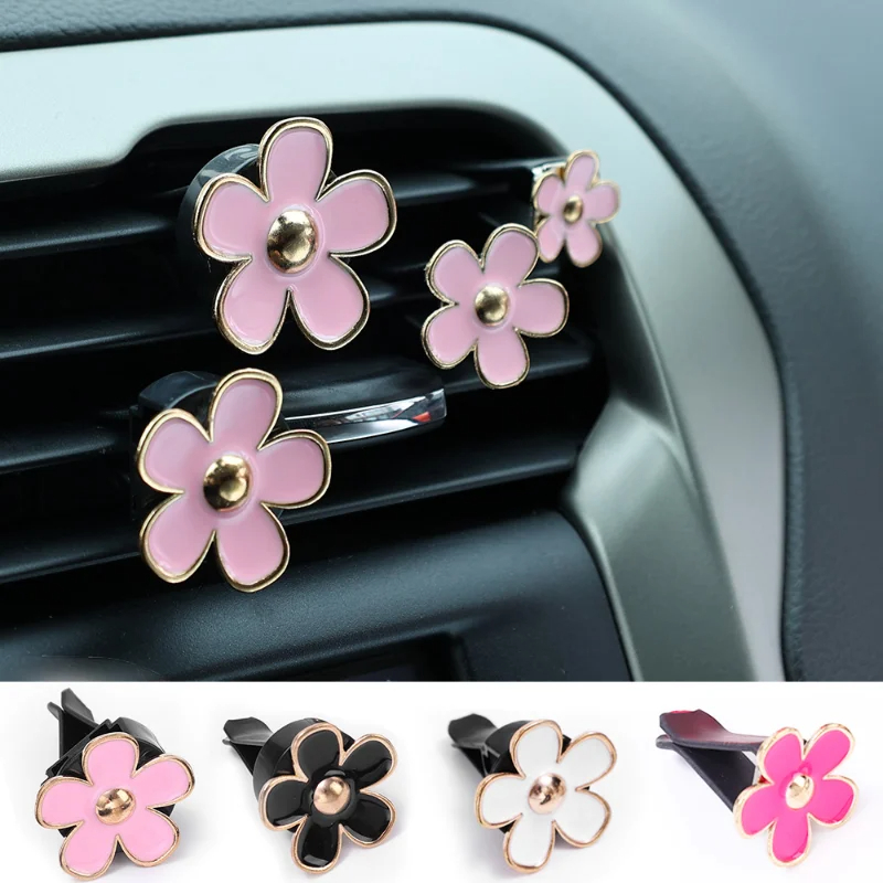 リトルデイジー車のエアベント香水クリップかわいい車アロマディ - Diffuser Necklace Locket のレビューと価格