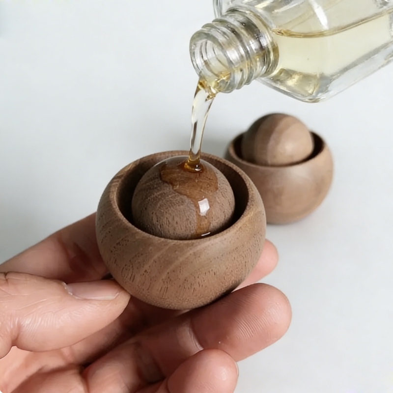 車＆家庭用エッセンシャルオイルディフューザー - 木製ミニキ - Home Fragrance Homemade のレビューと価格