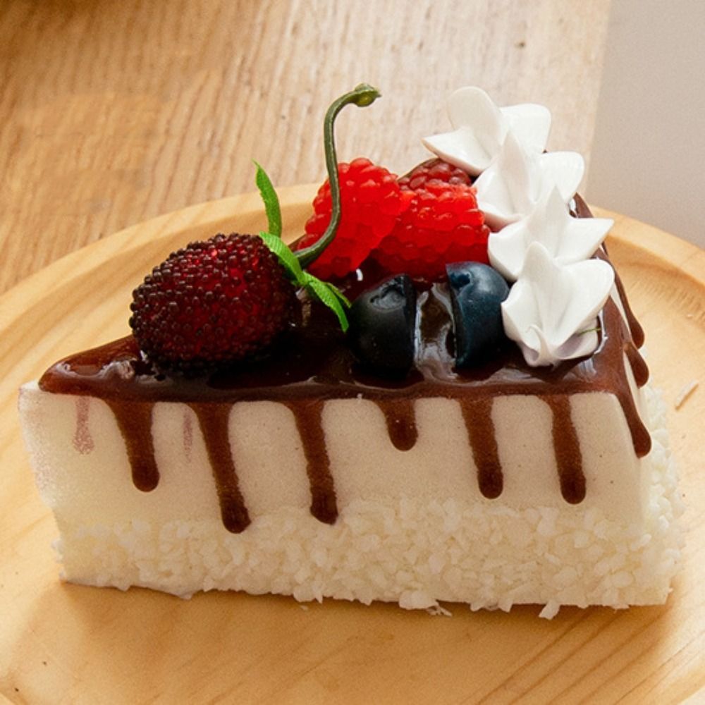 多目的三角ケーキシミュレーションケーキPU素材ケーキ模型とし - Shop Home Fragrance のレビューと価格