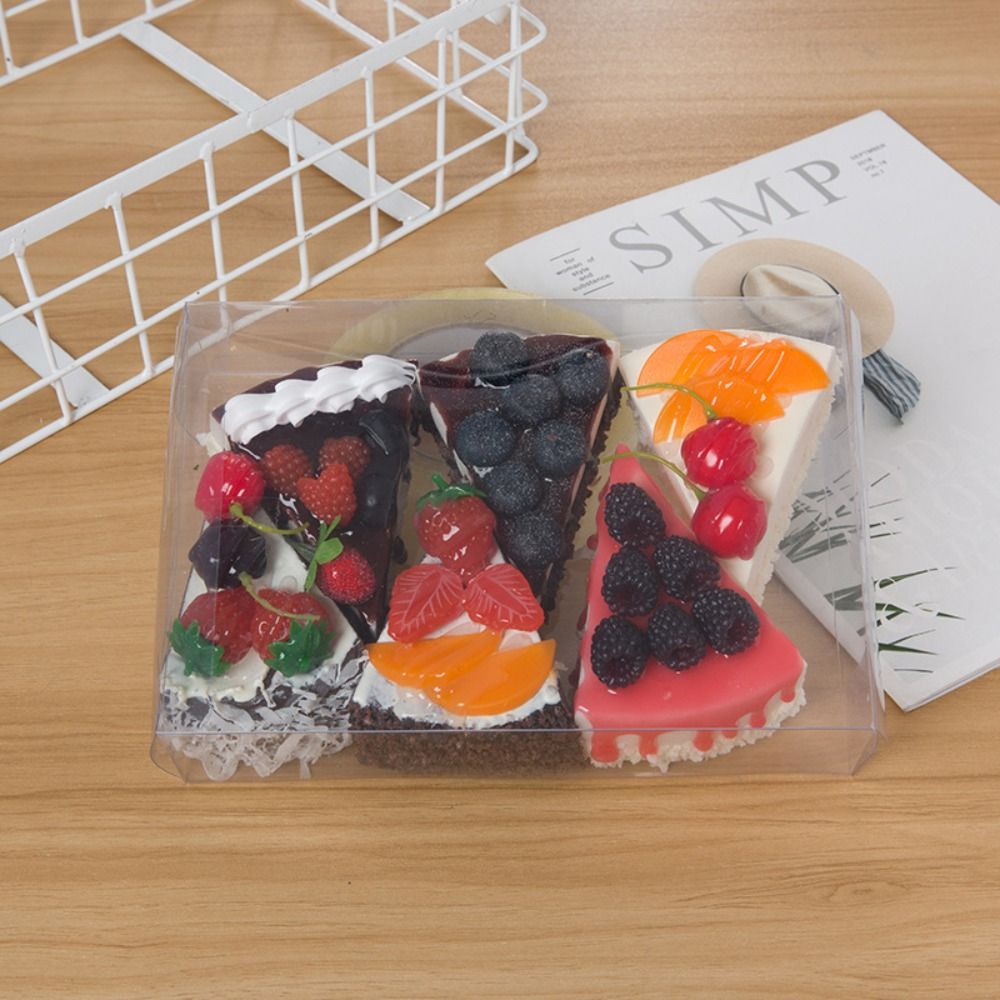 多目的三角ケーキシミュレーションケーキPU素材ケーキ模型とし - Shop Home Fragrance のレビューと価格