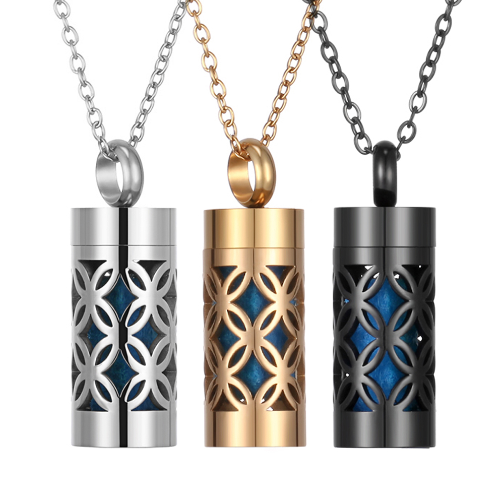 ステンレス製アロマセラピーネックレスディフューザーペンダント - Diffuser Necklace Locket のレビューと価格