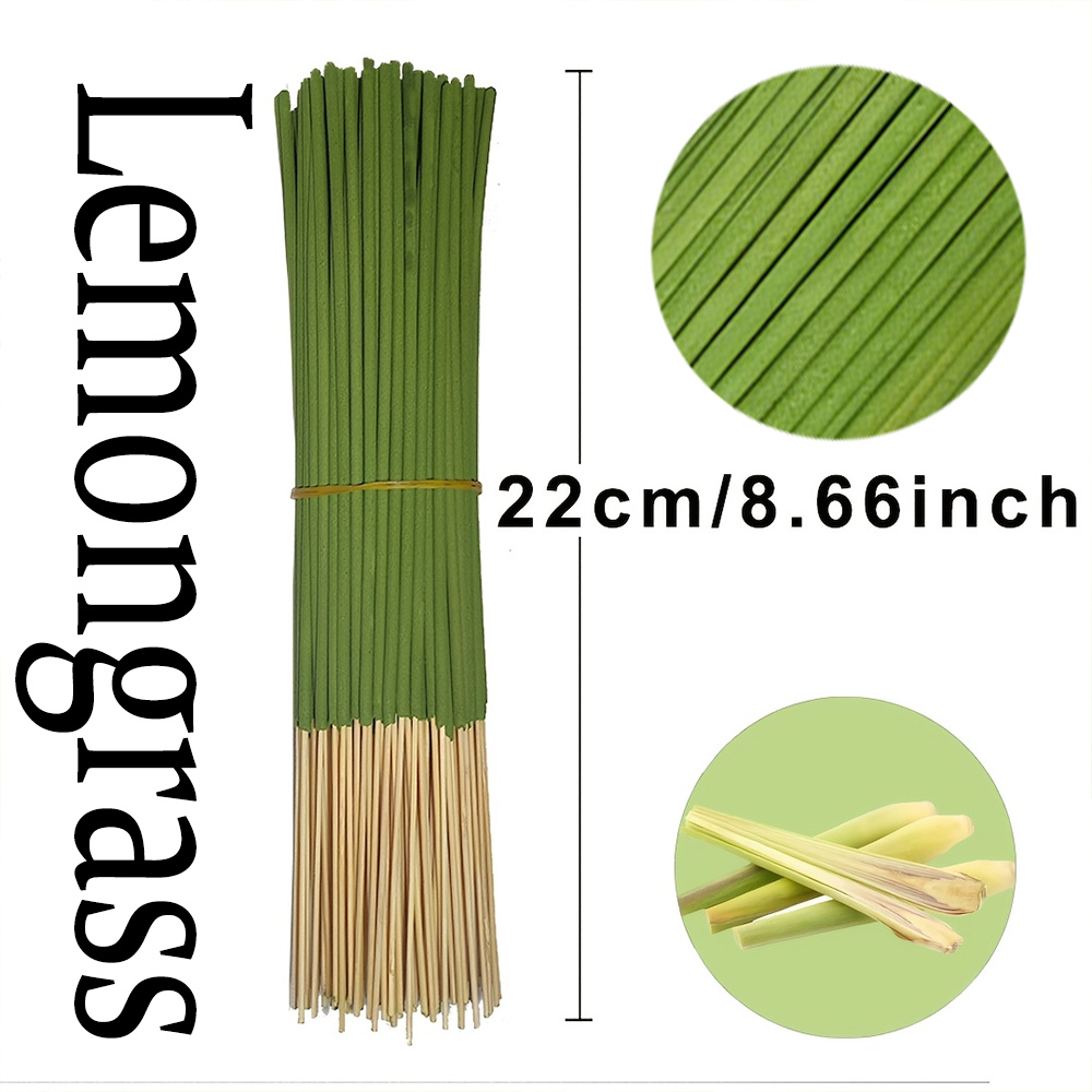 レモングラス風味のプレミアム太香スティック、12cm / 4 - Home Fragrance Homemade のレビューと価格