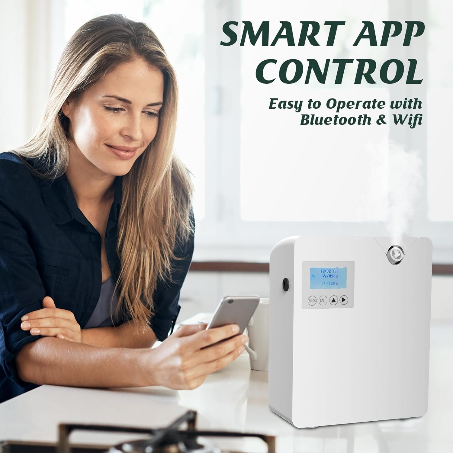 アロマディフューザー 300 ミリリットル WIFI 制御エ - Home Fragrance System のレビューと価格