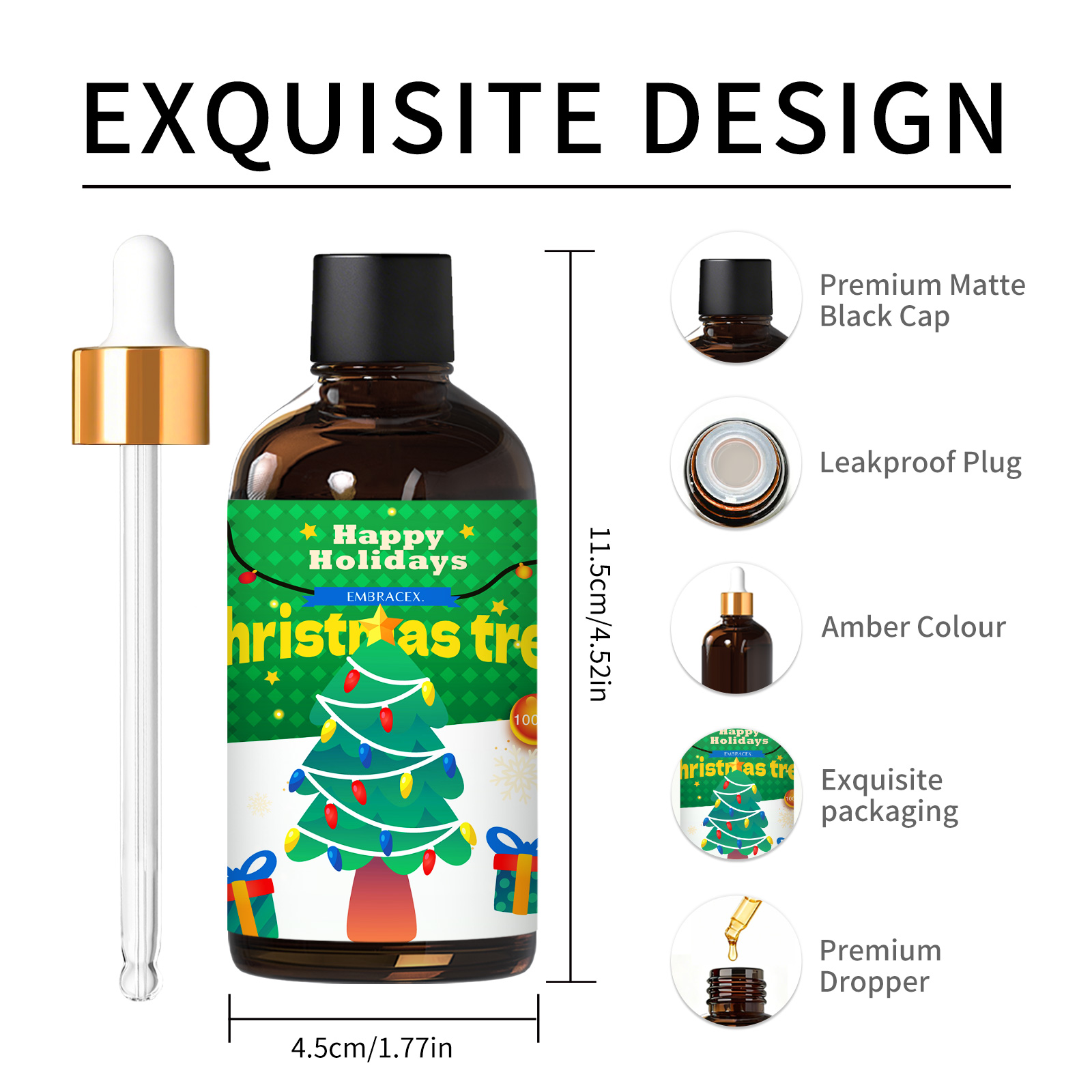 100ml クリスマスツリー型フレグランスオイル ディフュー - Xmas Home Fragrance のレビューと価格