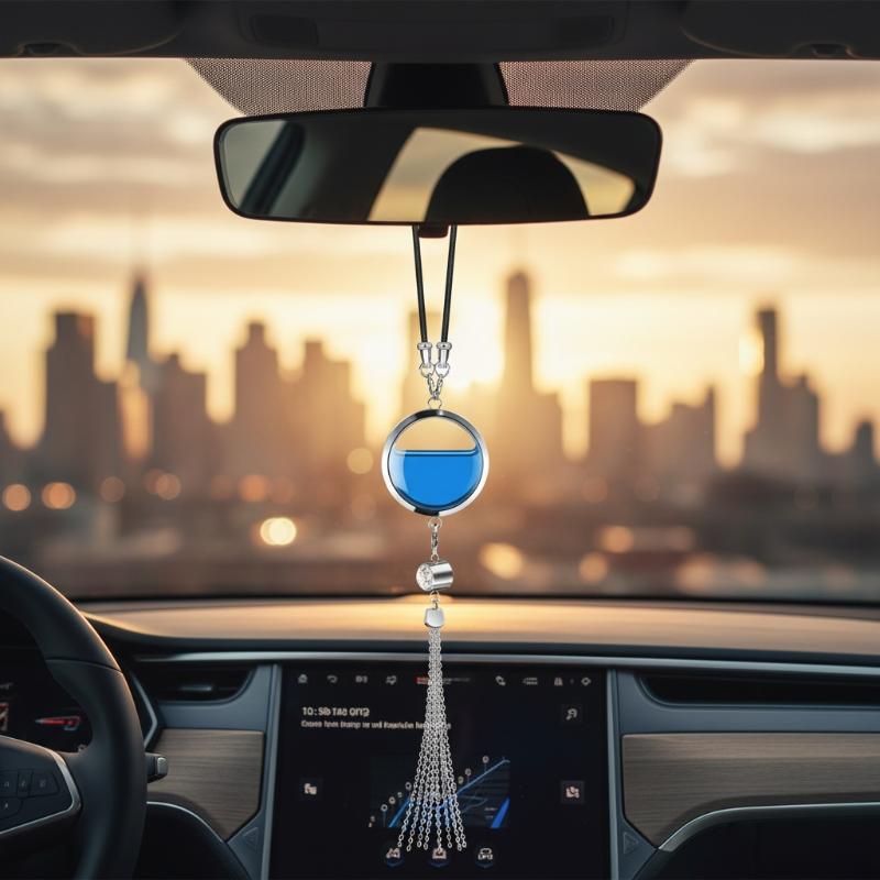 金属製の車用装飾ペンダント、香水の空瓶（香料は含まれていませ - Diffuser Necklace Locket のレビューと価格