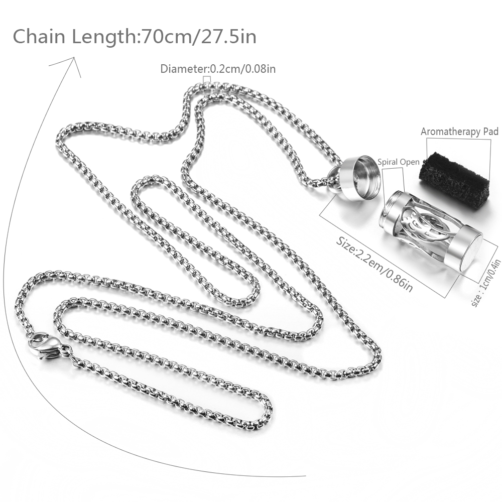 2024 新ステンレス鋼アロマセラピージュエリーペンダント花 - Diffuser Necklace Locket のレビューと価格