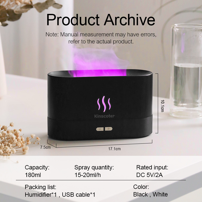 USBデスクトップフレームアロマディフューザー加湿器 7色シ - Home Fragrance Products のレビューと価格